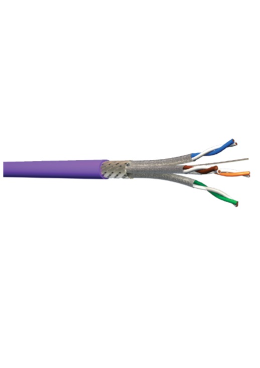 کابل شبکه S/FTP Cat7 AWG27/7 چندمفتولی (حلقه ۵۰۰ متری)